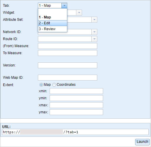 Launcher dialog box Launcher dialog box